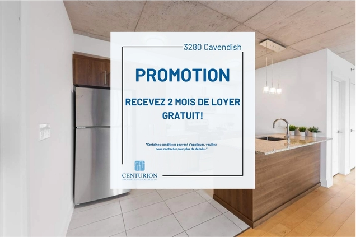 2Chambres à Montréal -Cavendish Blvd & Blvd De Maisonneuve Ouest