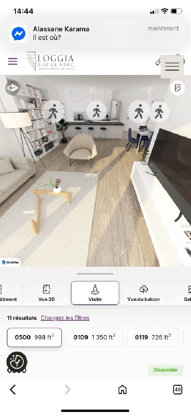 Colocation dans un condo prestige