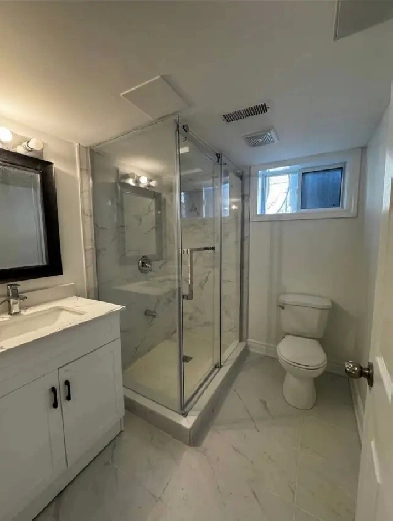 2 bed 1 bath ,laundry inside,Basement unit rent