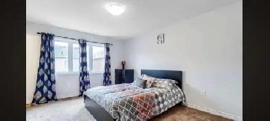Private Master bedroom in Brampton Townhome