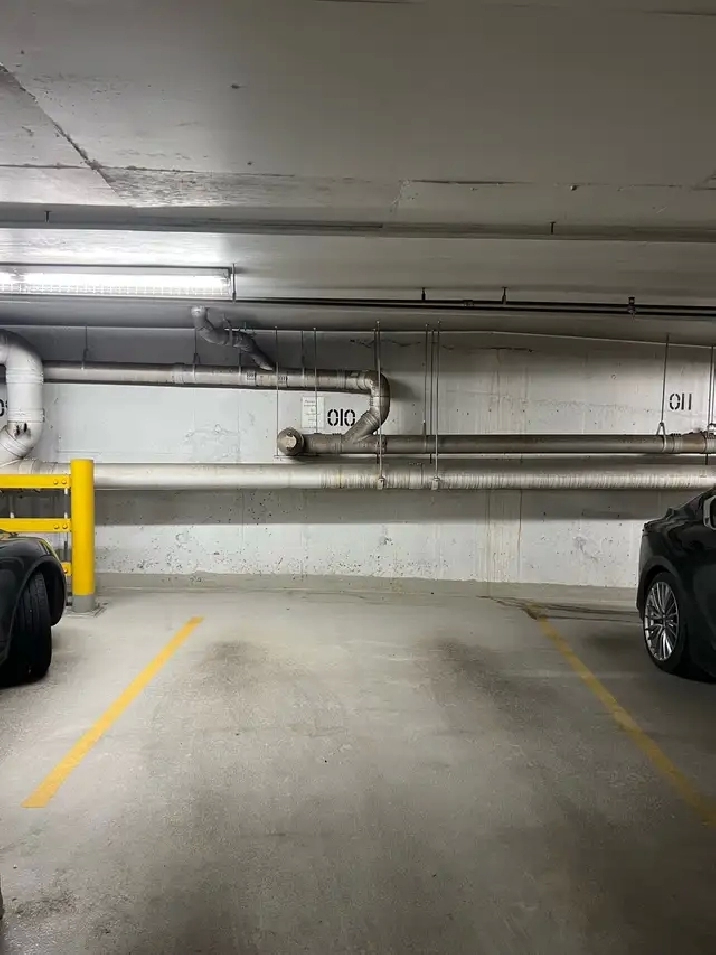 Underground parking in downtown Calgary