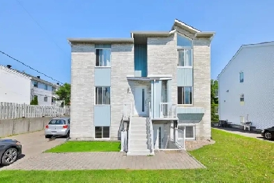 Grand 4 ½ de style condo entièrement rénové – Demi-sous-sol