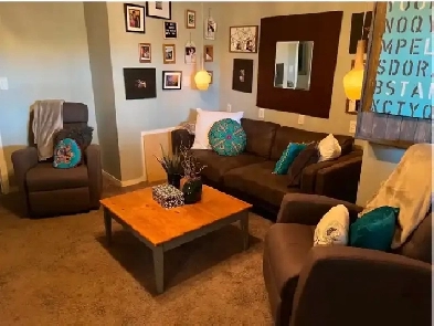 Furnished room for rent,private living room, bedroom, bathroom