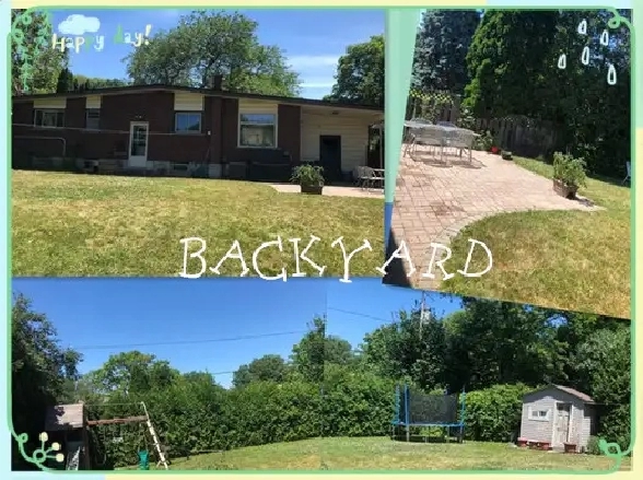 3BR Home w/ Fin. Bsmt | Near Brock | $2,500   Utils