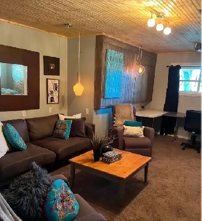 July 1, Furnished bdrm, living rm, private bathroom