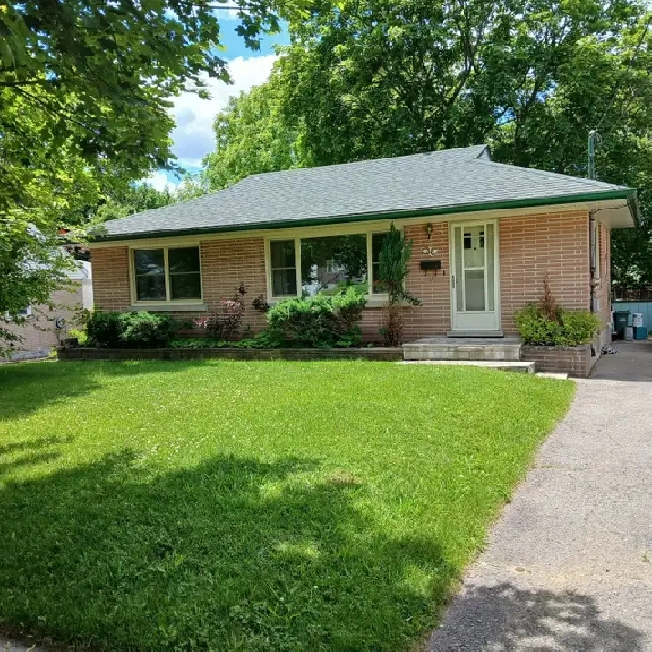 August 1st, three bedroom main floor with laundry