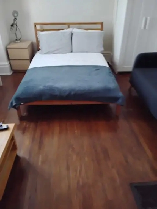 Large furnished room downtown available July 1 - female only