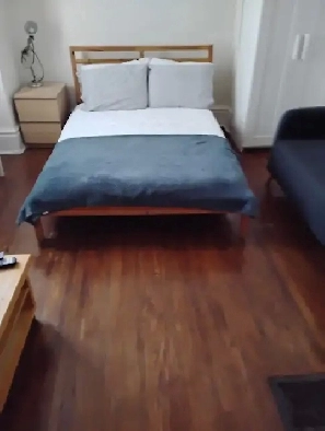 Large furnished room downtown available July 1 - female only