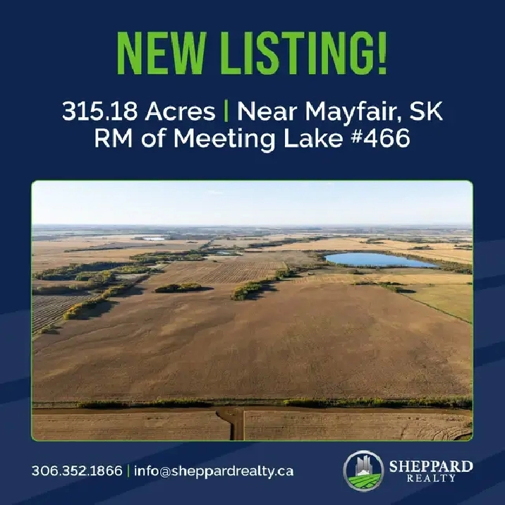 FARMLAND FOR SALE | RM of Meeting Lake # 466 | Mayfair, SK Area