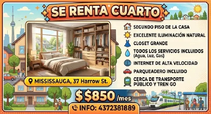 Habitación en renta