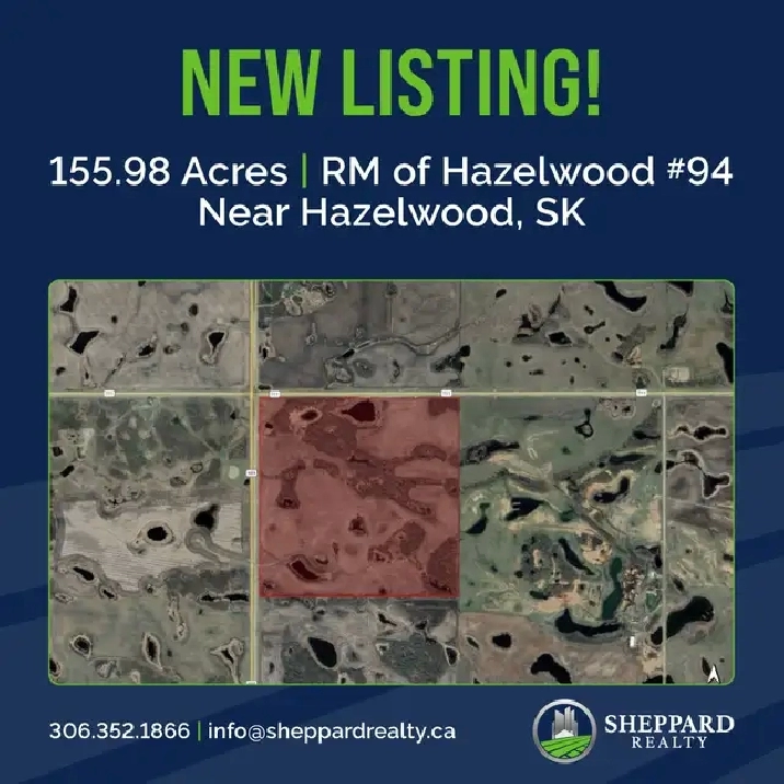 155.98 Acres | RM of Hazelwood #94 | Near Hazelwood, SK