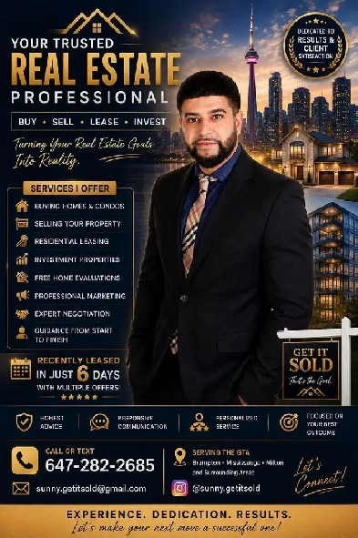 Buy • Sell • Lease | Trusted GTA Realtor