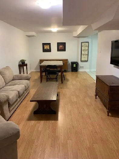 Basement apartment for rent
