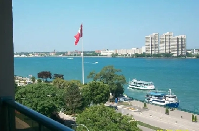 Waterfront – 2 BR condo dwntn Windsor, ON - affordable