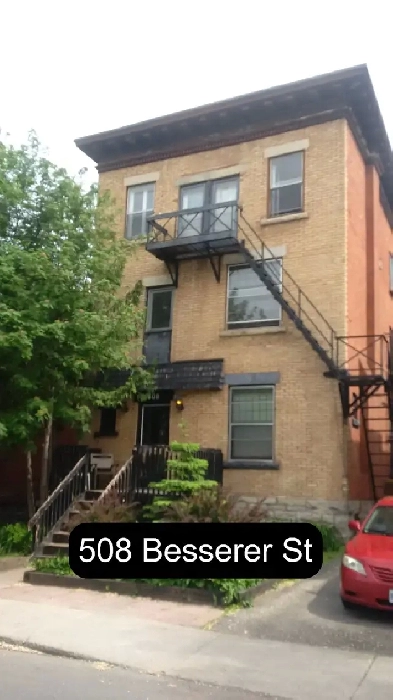 1 Bedroom Sandy Hill Apartment for Rent (508 Besserer St)