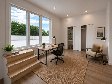 Penthouse neuf 3 chambres | Immense terrasse privée | St-Henri |