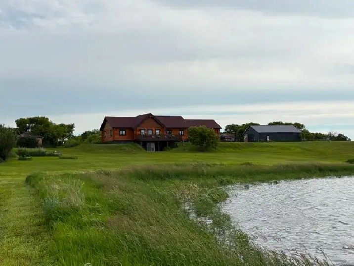 Log Home Acreage For Sale 10 min south of Bruno Sk