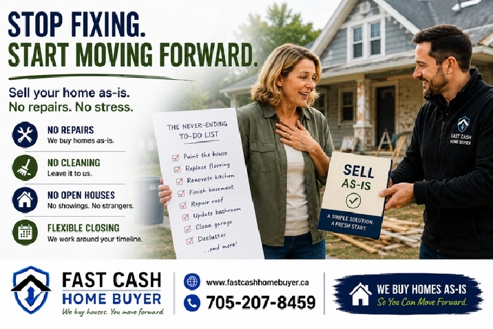 IT’S TRUE, You can sell your property without fixing it up!