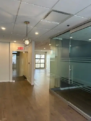 Commercial renovated office space for rent facing metro station