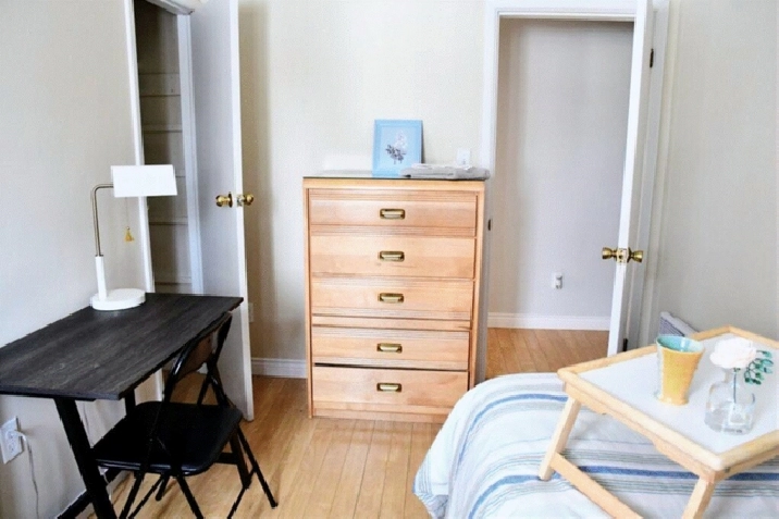 Private room with private bathroom and direct outside access