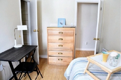 Private room with private bathroom and direct outside access