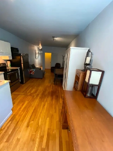 Plateau 3 1/2 meublé tout inclus (furnished, hydro, WiFi, A/C)