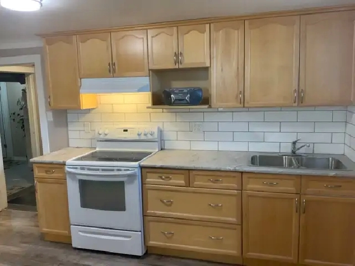 Available immediately one bedroom basement suite,