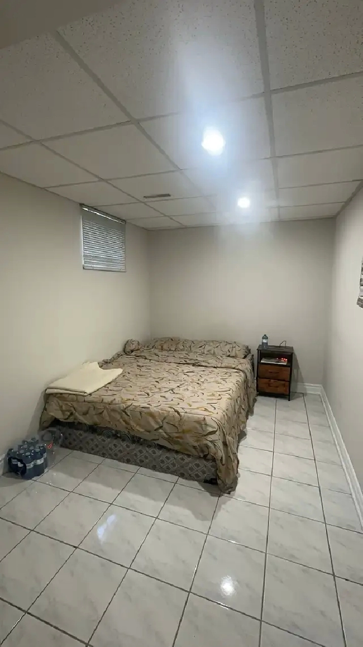 2 private Rooms in a bright basement near Squareone for Rent