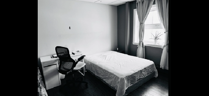 Private Room for rent in (2) rooms apartment (only clean person)