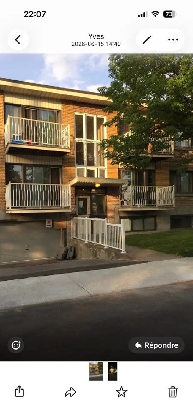 Appartement avec balcon