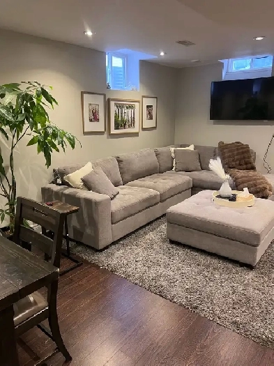 legal 1bed 1 bath   den full basement  Aug 1