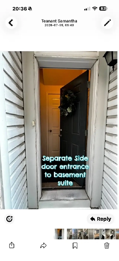 Basement Available in Milton from September first