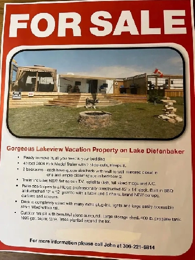 Lakeview Vacation Property On Lake Diefenbaker