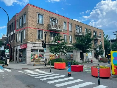 4 1/2 à louer, ST DENIS coin VILLERAY, CHAUFFAGEAPPAREILS INCLUS