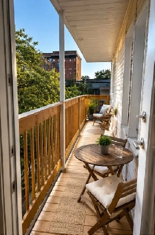 Bright Furnished Room,Private Balcony |Metro Frontenac From $850