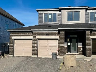 New double car garage end unit executive townhouse
