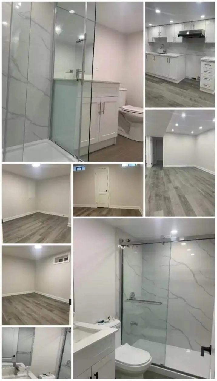 Entering and exiting the basement through separate doors