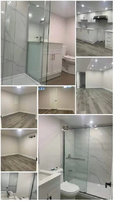 Entering and exiting the basement through separate doors