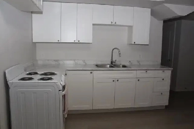 One bedroom basement apartment