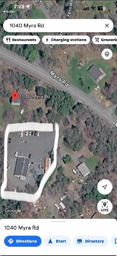 Commercial yard for lease Sept 30