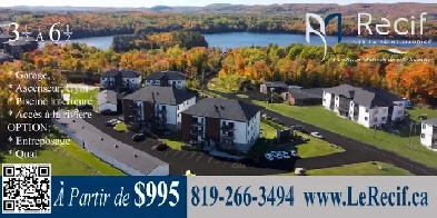 Condos locatifs à partir de $995/mois