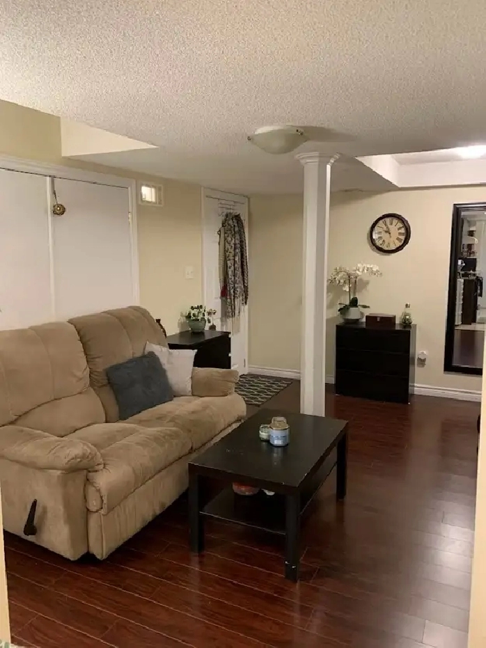 1 BR Basement Apartment in Mississauga, Mavis/401 for Rent