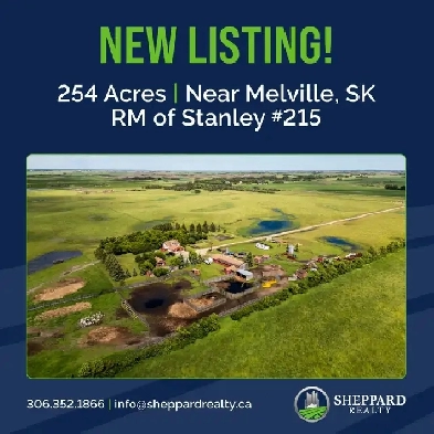 254 Acres | R.M. on Stanley #215 | Near Stanley, SK