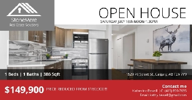 Apartment Renovated with in-suite laundry and balcony $149,900