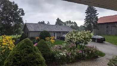 Furnished studio apartment on beautiful, private estate