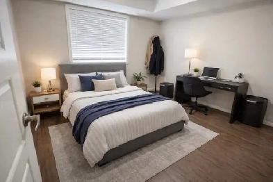 Spacious bedroom with washroom - fully furnished (for rent)