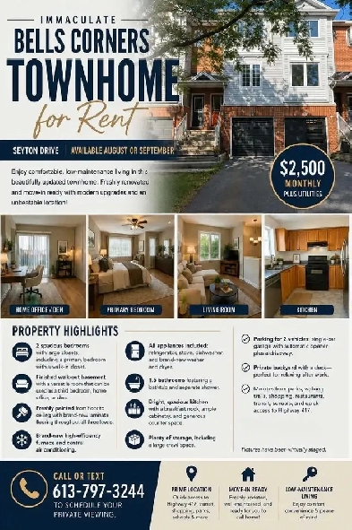 Bells corners townhome