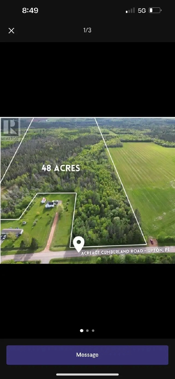 48 Acres of Land for sale in Upton Cumberland Road