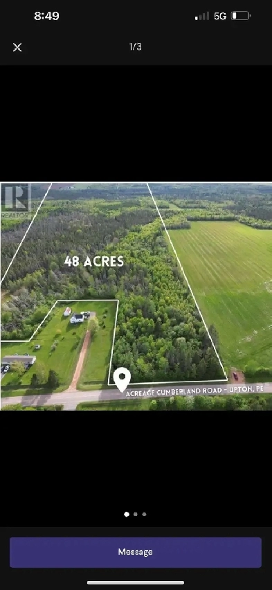 48 Acres of Land for sale in Upton Cumberland Road