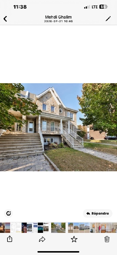Appartement disponible 4 1/2 à louer deux-montagnes